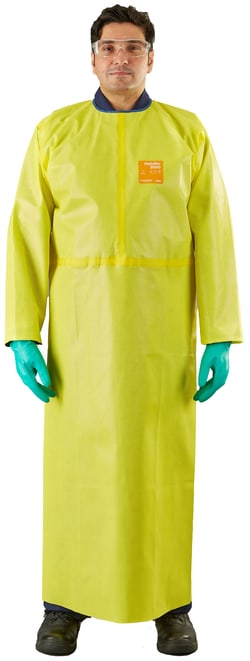Ansell Alphatec™ 3000 Apron with Sleeves Ultrasonically Welded - Model 243-G01
